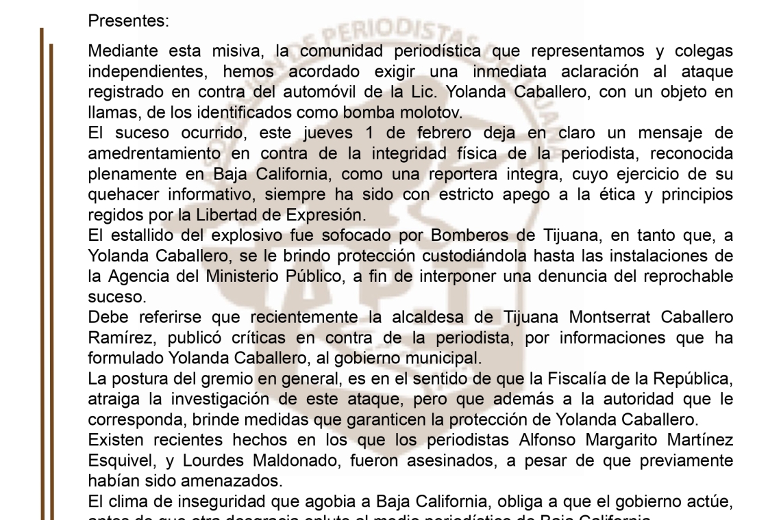Asociación de Periodistas de Tijuana, A.C.