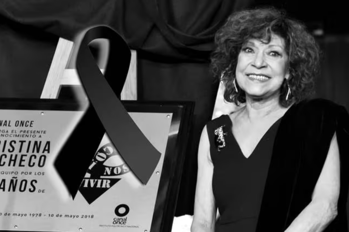 LA LEGENDARIA PERIODISTA CRISTINA PACHECO, FALLECE A SUS 82 AÑOS 