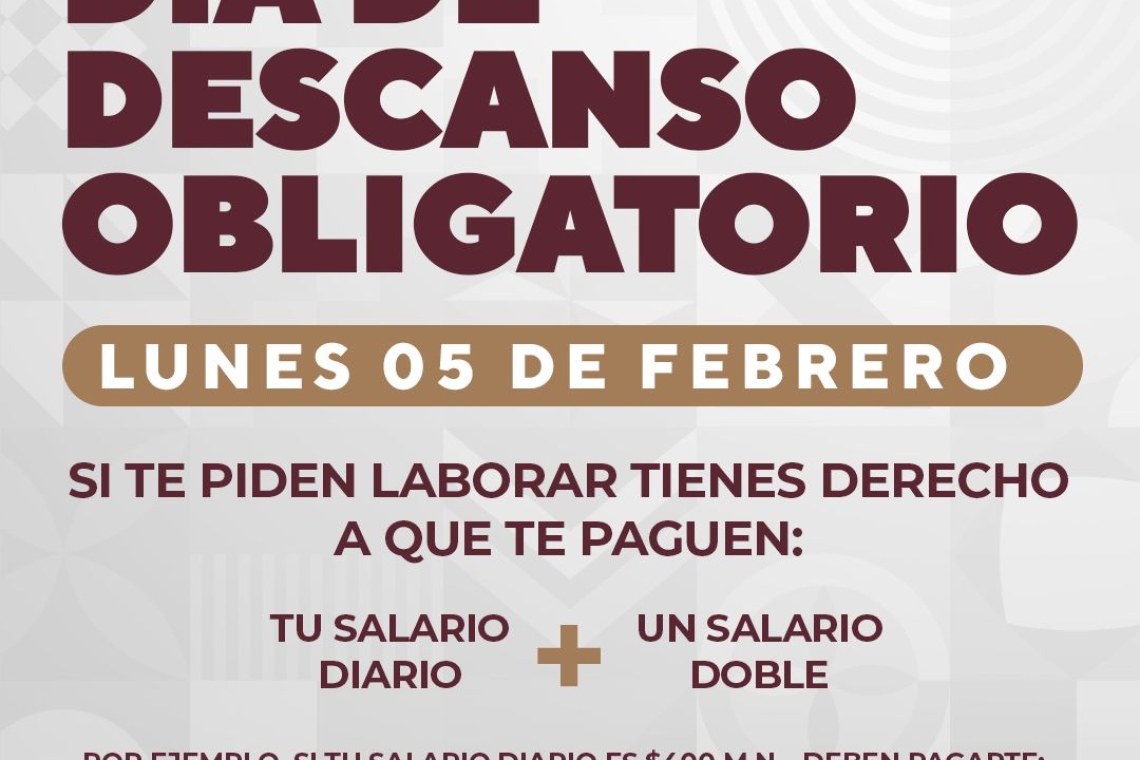 TRIPE SALARIO, LUNES 5