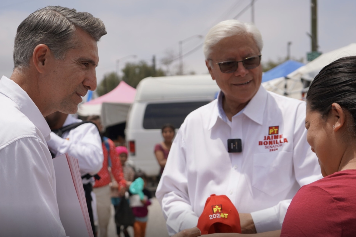 SEGURIDAD Y REGULARIZACION DE LOTES EN BC, OBJETIVOS PRIORITARIOS DEL PT PARA LA TRANQUILIDAD DEL PUEBLO: SENADOR JAIME BONILLA 