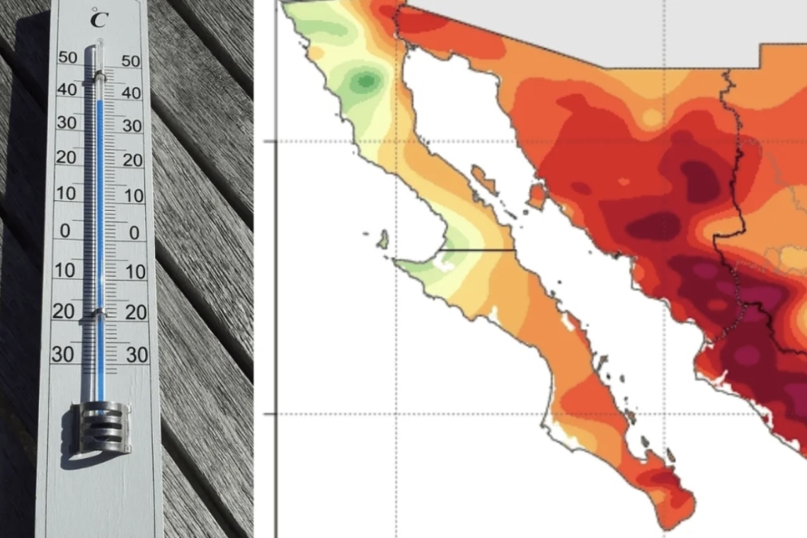 ONDA DE CALOR SE ASOMA A TIJUANA Y SE INSTALA EN MEXICALI, BAJA CALIFORNIA 