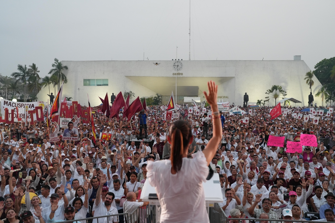 EL PRIAN ES EL PASADO, NOSOTROS SOMOS EL PRESENTE Y EL PORVENIR DE MÉXICO: CLAUDIA SHEINBAUM INVITA AL PUEBLO DE TABASCO A DEFENDER ESTE 2 DE JUNIO EL LEGADO DE LA 4T