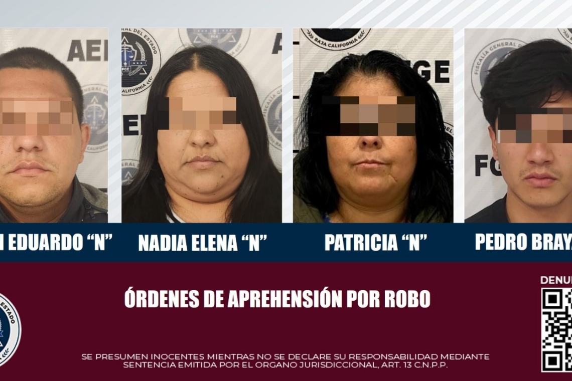 CUATRO MANDAMIENTOS JUDICIALES POR ROBO FUERON CUMPLIMENTADOS POR AGENTES ESTATALES DE INVESTIGACIÓN 