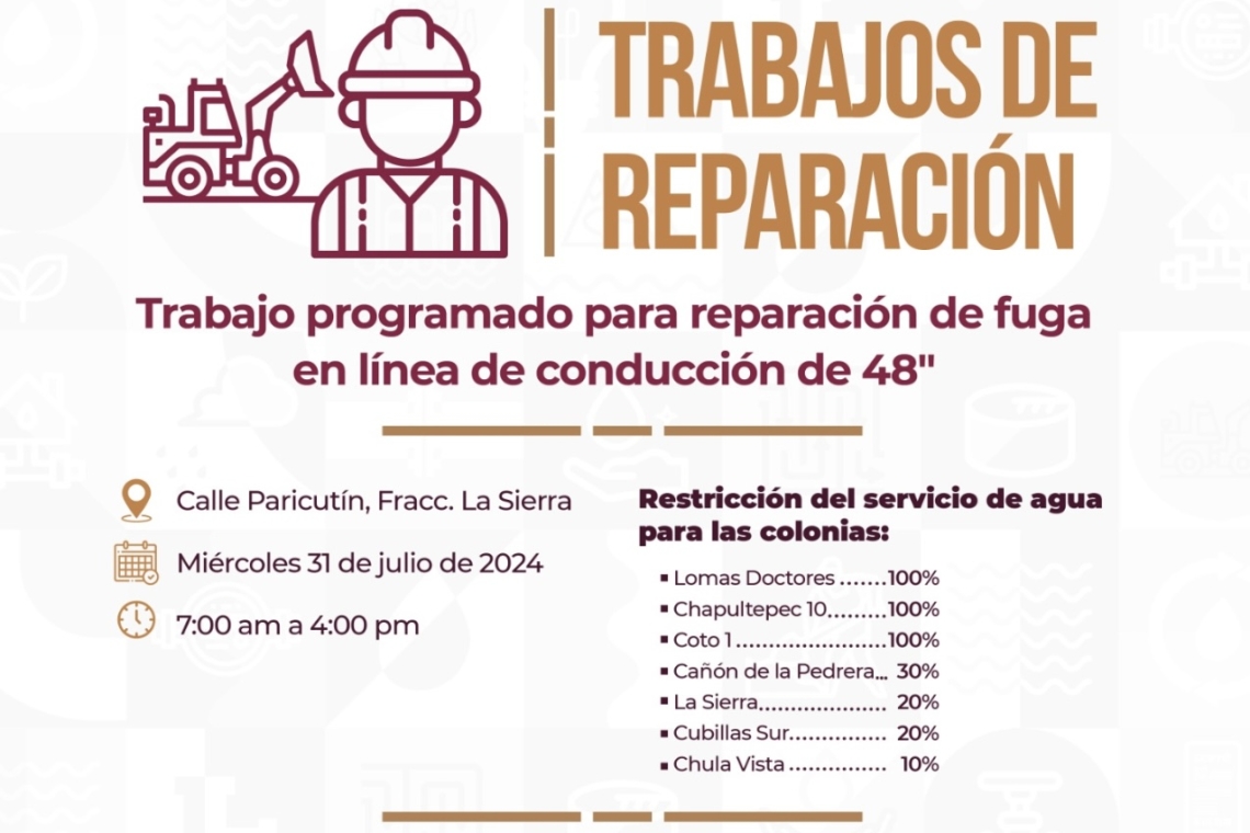 CESPT TRABAJOS DE REPARACIÓN 