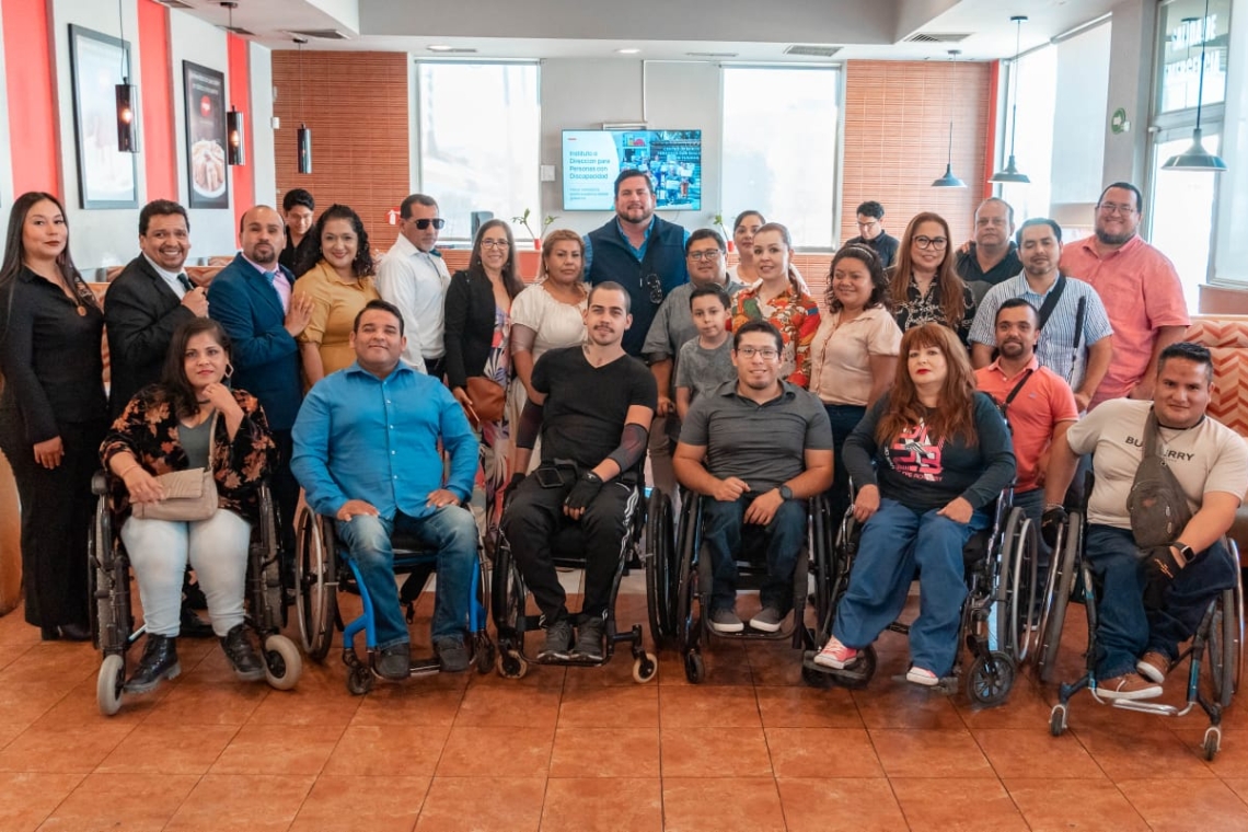 Líderes con capacidades diferentes se reúnen con Ismael Burgueño para construir un futuro inclusivo