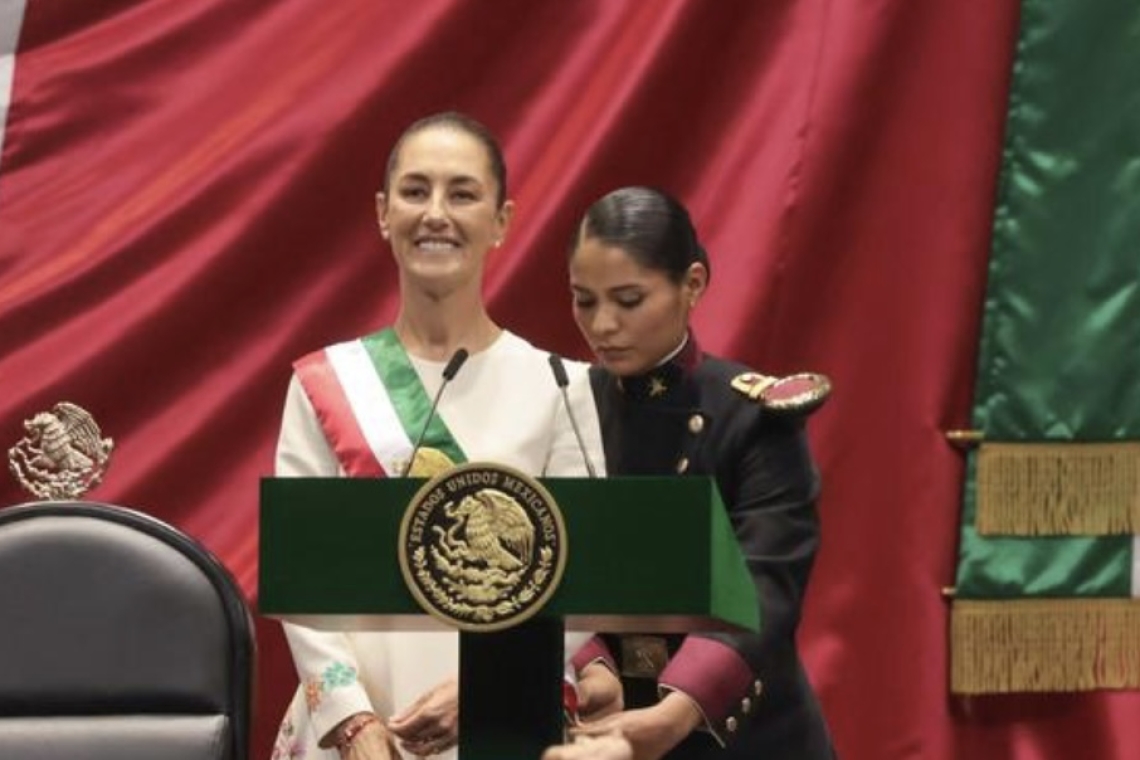 Hoy llegamos las mujeres a conducir los destinos de nuestra hermosa nación: presidenta Claudia Sheinbaum