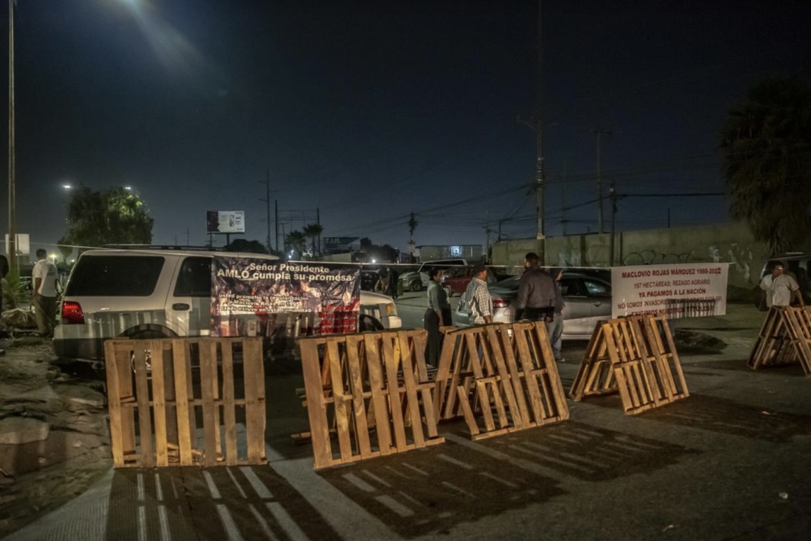 Retiran bloqueo manifestantes del poblado Maclovio Rojas: Marina del Pilar