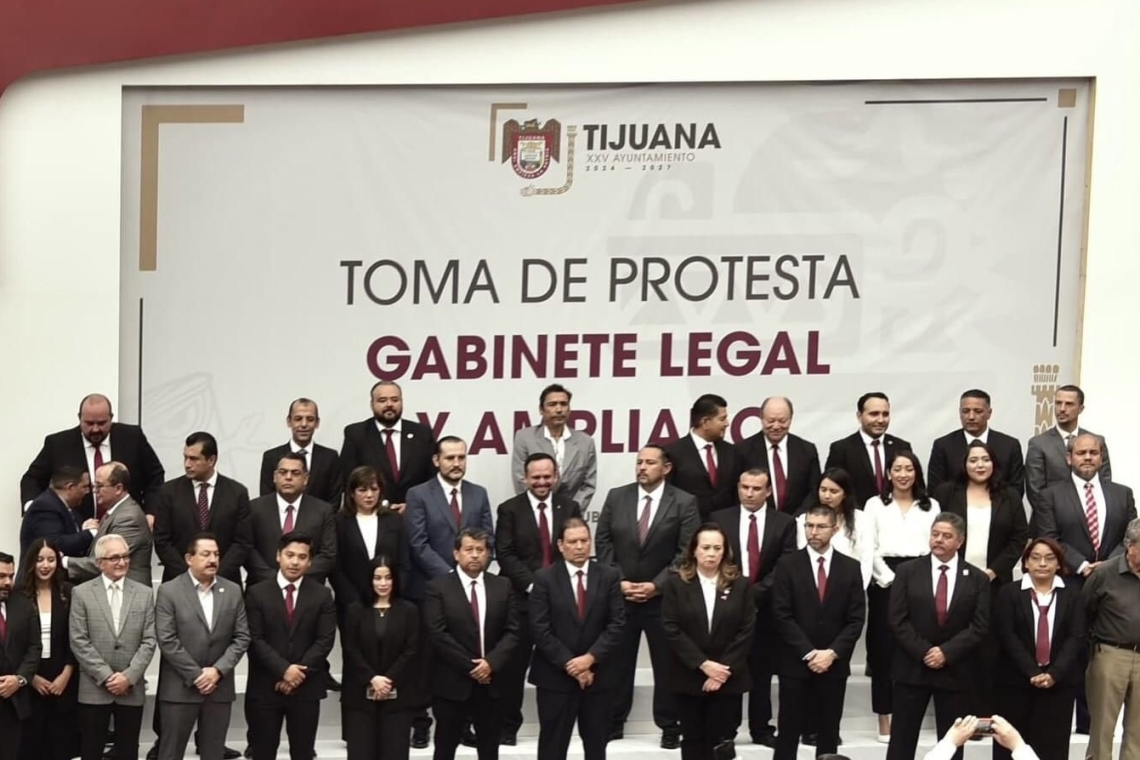 Toman propuesta gabinete del XXV Ayunramiento de Tijuana 