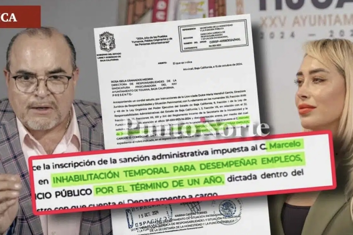 Sindicatura inhabilita a Marcelo Machain, el oficial mayor de Montserrat Caballero