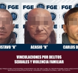 FGE vincula a proceso a tres acusados por delitos sexuales y violencia familiar 