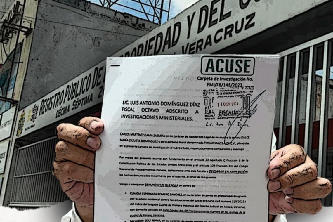 Denuncian cártel inmobiliario que involucraría a jueces, notarios y funcionarios en Veracruz