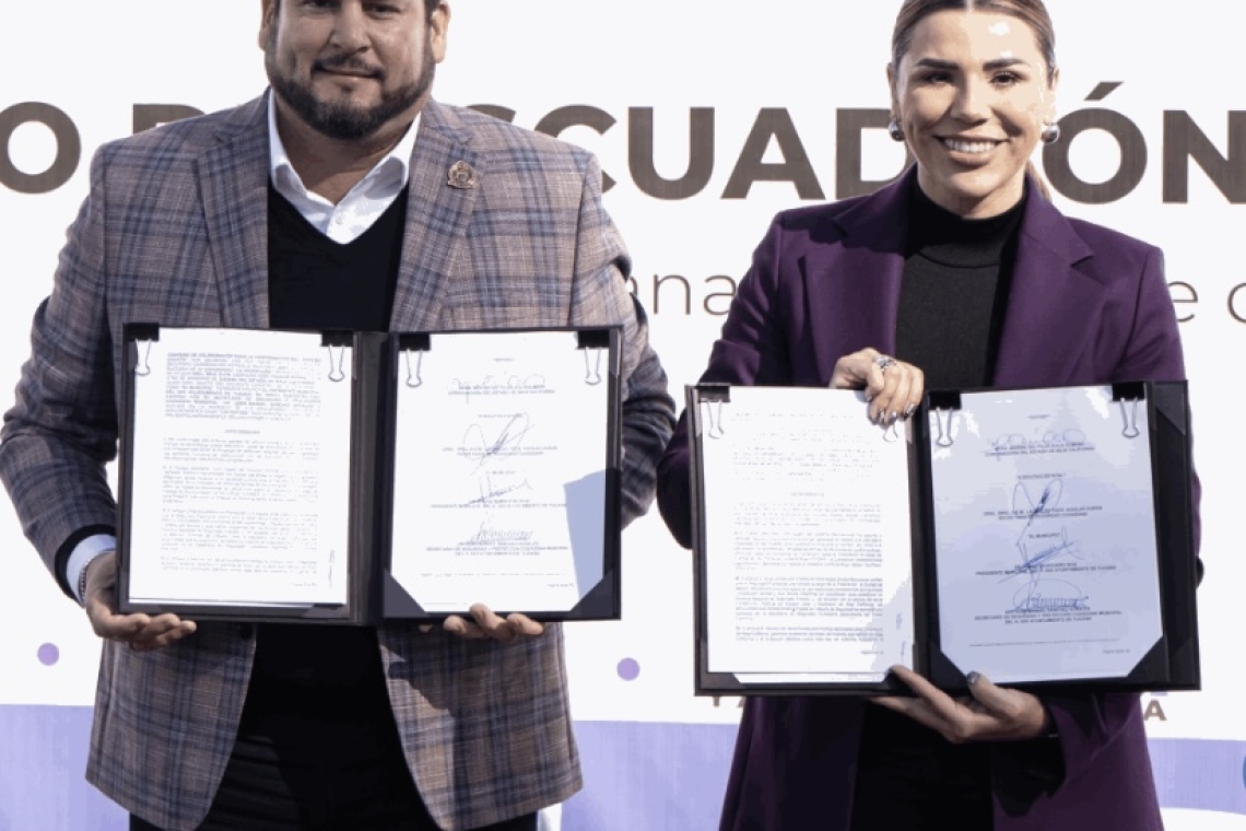 Firman convenio Ayuntamiento de Tijuana y Gobierno del Estado