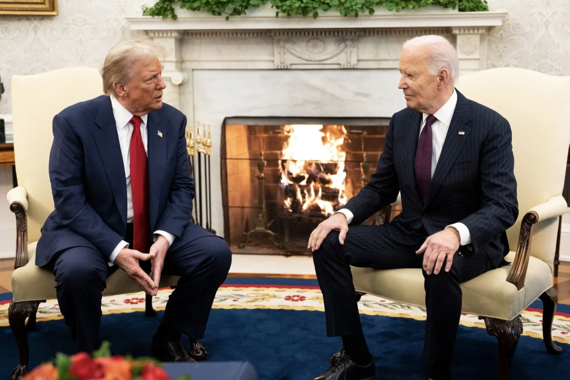 Biden y Trump dejan a un lado su enemistad para alcanzar el alto al fuego en Gaza