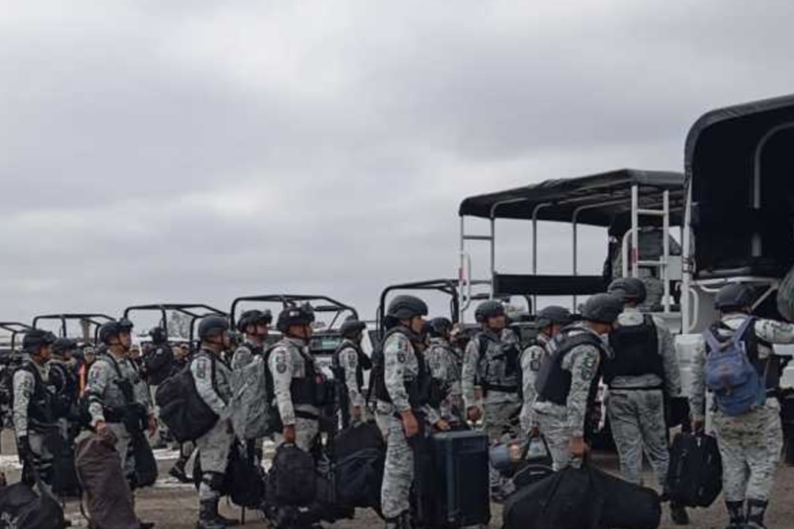 Llegan a Tijuana 500 elementos de la GN para vigilar la frontera con EEUU