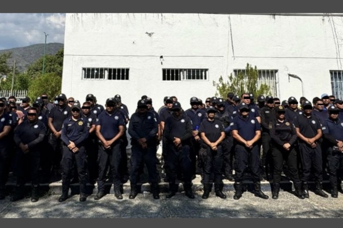 Golpean crimen en Chiapas Fuerzas federales y locales arrestan a estructura de 98 policías falsos en Tonalá