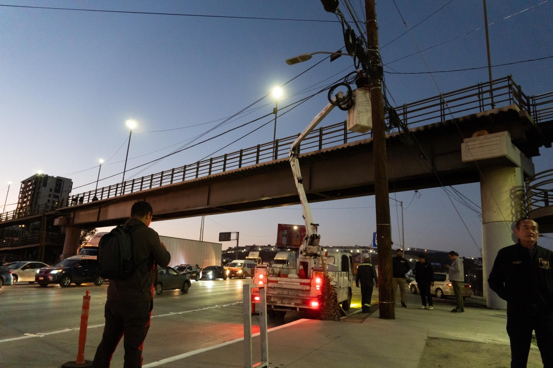 Impulsa Gobierno Municipal proyecto de instalación y mejoramiento de luminarias en Tijuana