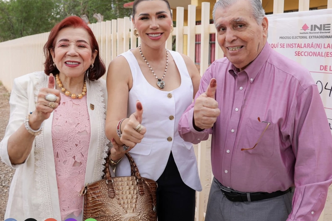 Vota Gobernadora sin presencia de medios