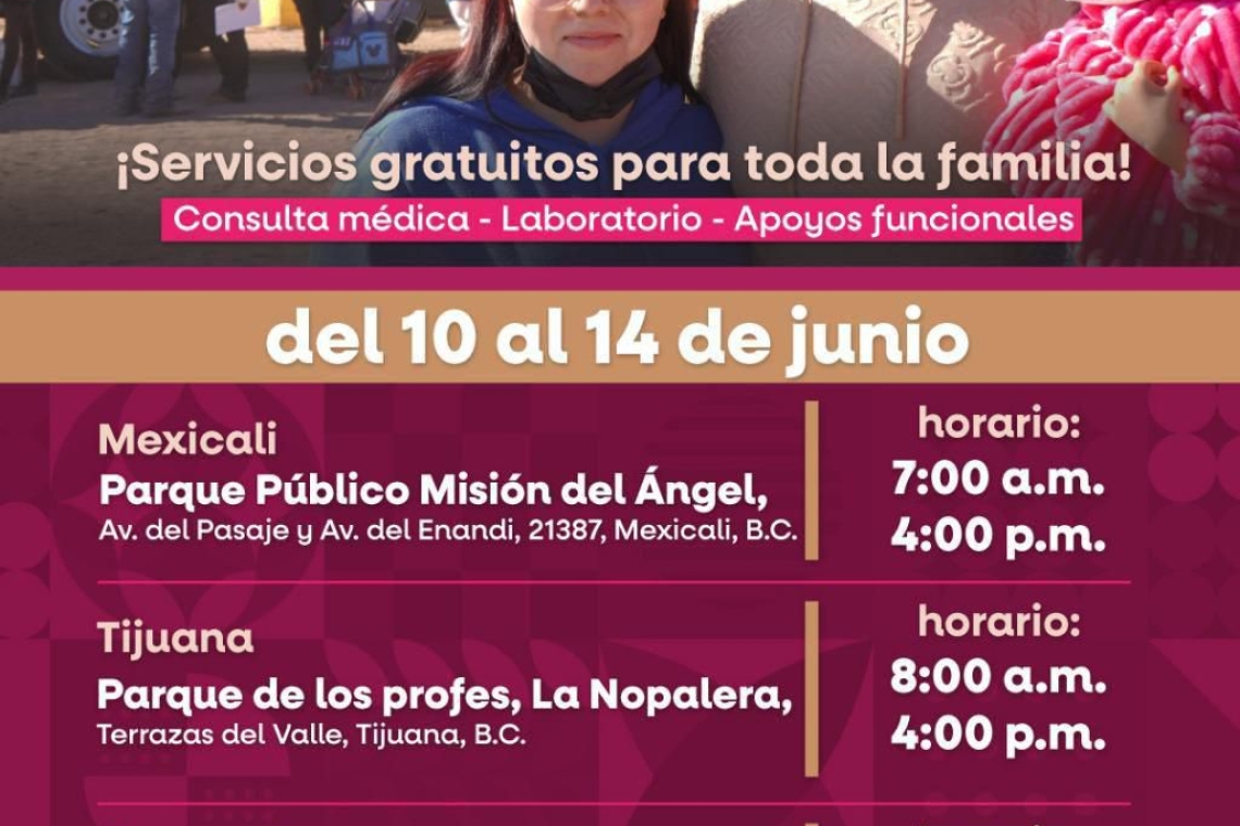 Caravana de la Salud recorre BC