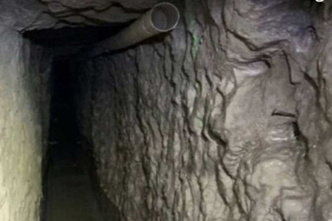 Descubren 'narcotúnel' de un kilómetro bajo cuartel de la GN en la frontera