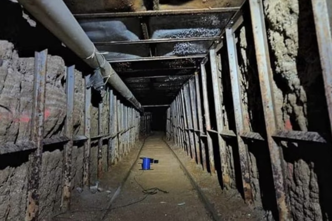 En territorio del Cártel de los Arellano Félix: localizan narcotúnel en Tijuana con salida a San Diego