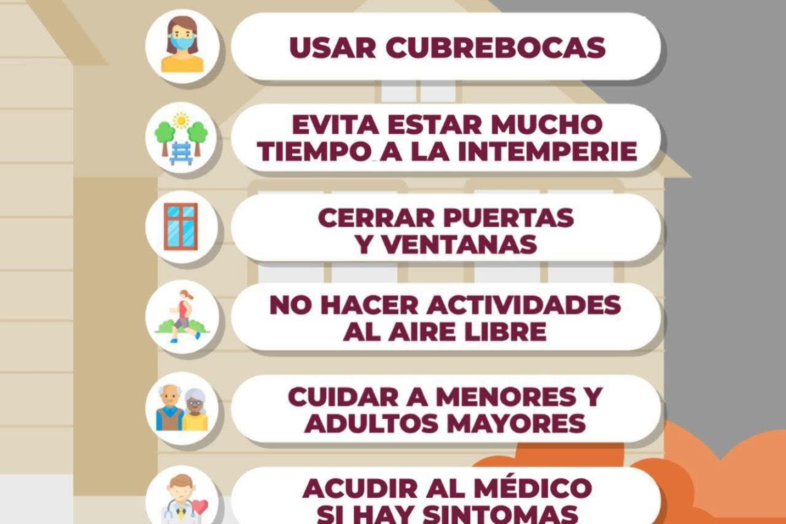 Mala calidad de aire en Mexicali