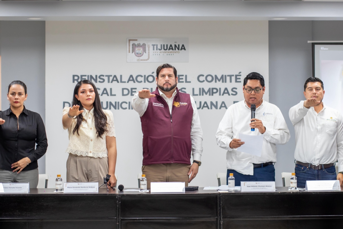 Reinstala Ismael Burgueño el Comité de Playas Limpias del Municipio de Tijuana