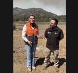 Con helicópteros, Durango y  BCS, combaten incendios en Tecate