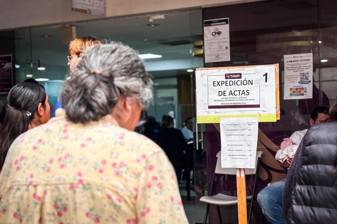 Ofrece Gobierno de la Ciudad descuento del 50% en derechos municipales en el trámite de actas ante el Registro Civil durante julio