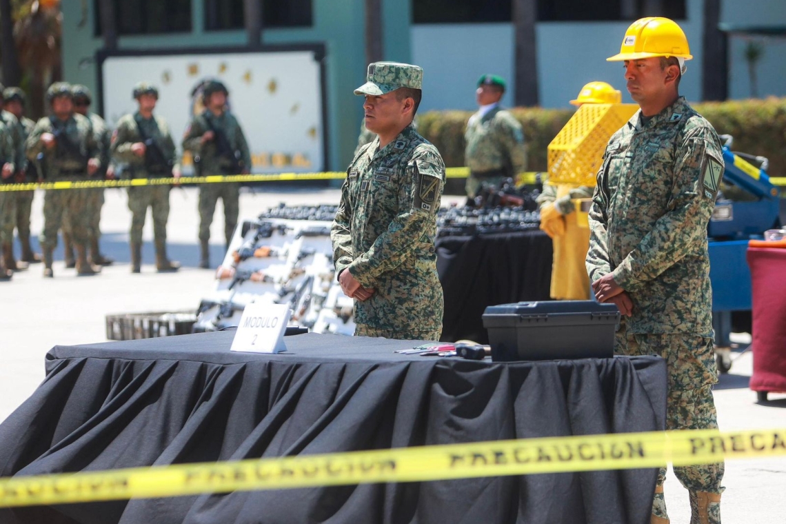 En BC, exitosa campaña a destrucción de armamento