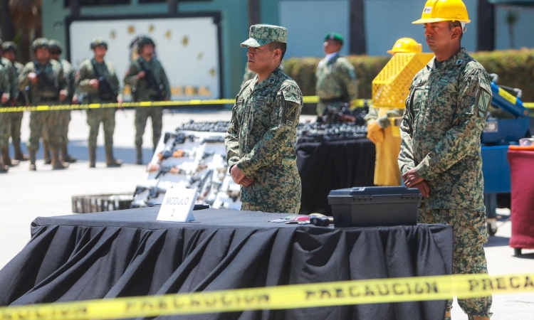 En BC, exitosa campaña a destrucción de armamento