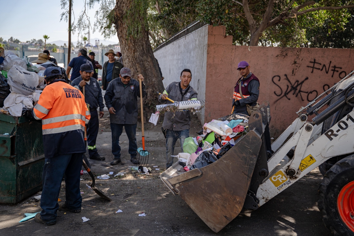 Continúa Gobierno Municipal mejorando infraestructura urbana con programa Tijuana: Ciudad Limpia