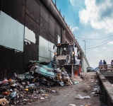 Recolecta Gobierno Municipal 110 toneladas de basura de la Vía Rápida Alamar