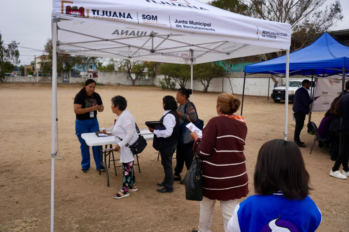 Beneficia Gobierno Municipal a más de 500 tijuanenses con Jornada de Bienestar en la colonia Altamira