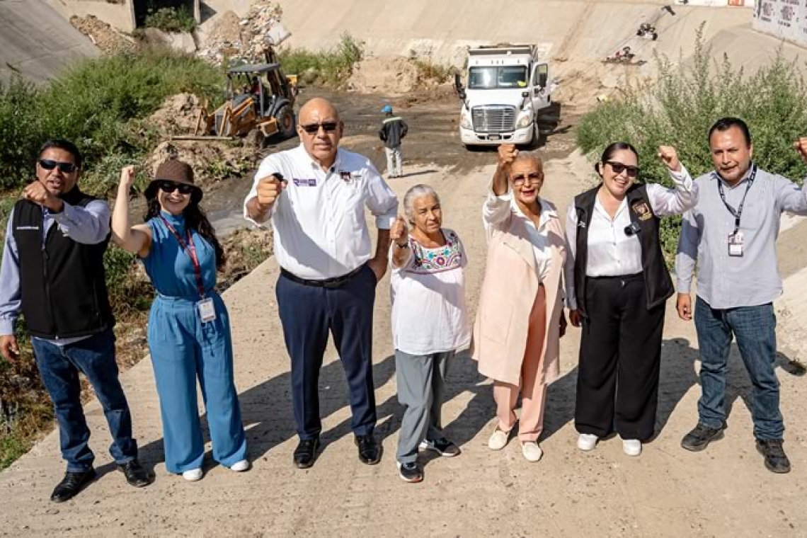 Refuerza Gobierno Municipal  labores de limpieza en desarenadores y pluviales en La Mesa y Otay Centenario