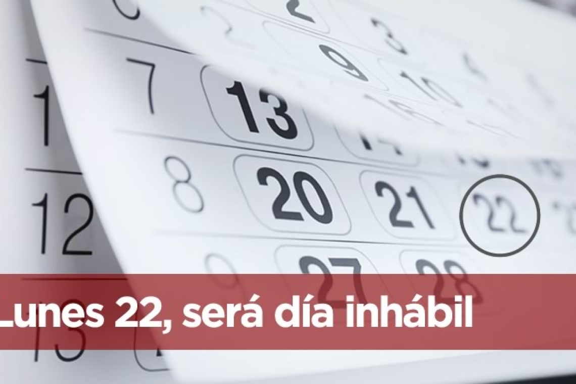Lunes 22 descansan en gobierno del Estado