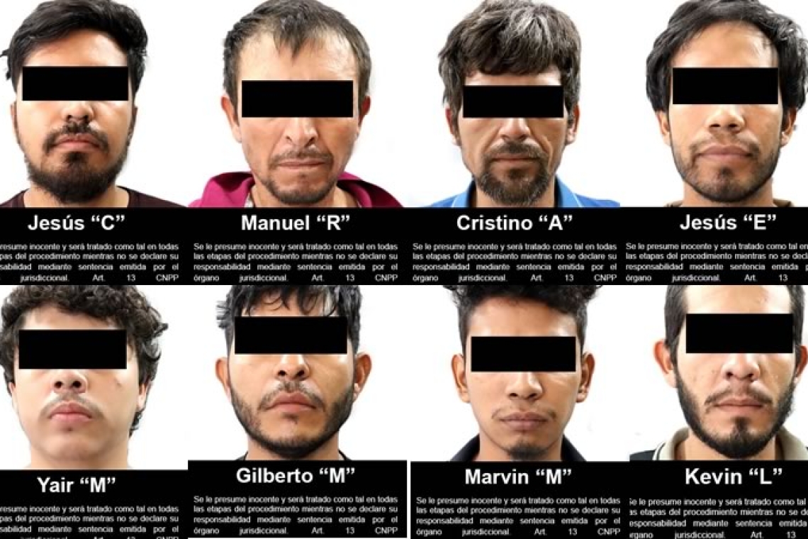 FGR OBTIENE VINCULACIÓN A PROCESO EN CONTRA DE 10 PERSONAS DETENIDAS CON ARMAMENTO