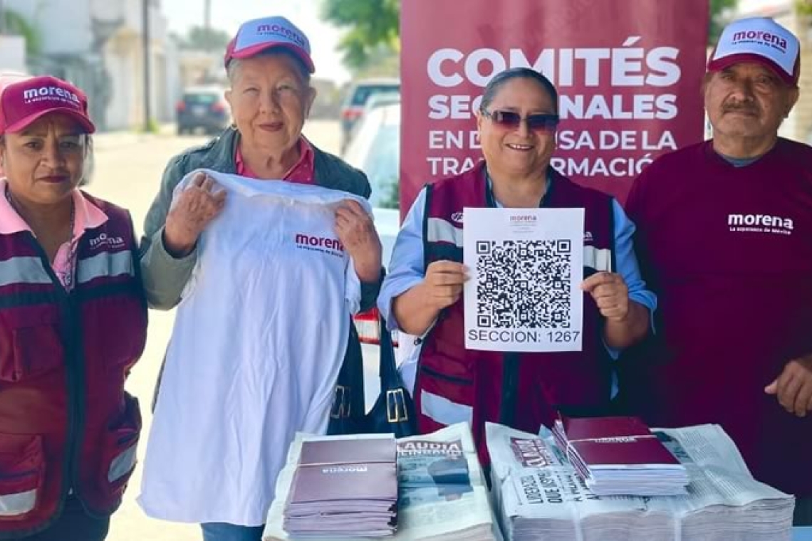 ROSINA DEL VILLAR INSTALA NUEVO COMITÉ DE LA 4T EN ROSARITO 