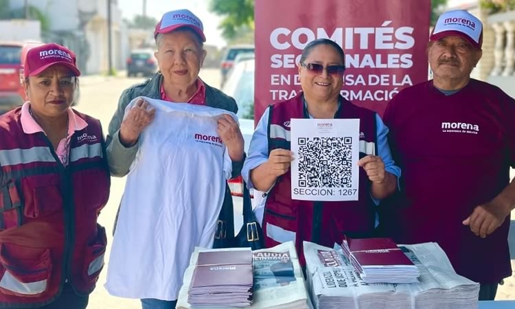 ROSINA DEL VILLAR INSTALA NUEVO COMITÉ DE LA 4T EN ROSARITO 