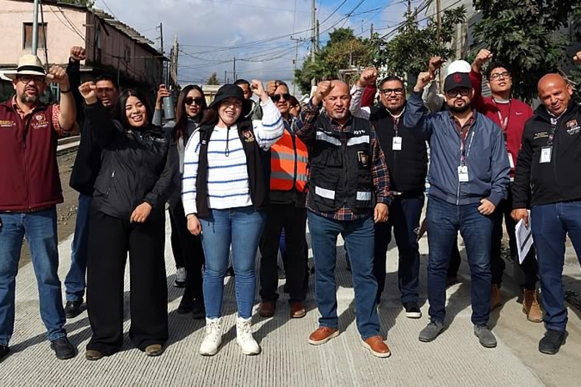 Refuerza Gobierno Municipal infraestructura urbana en colonias de Tijuana