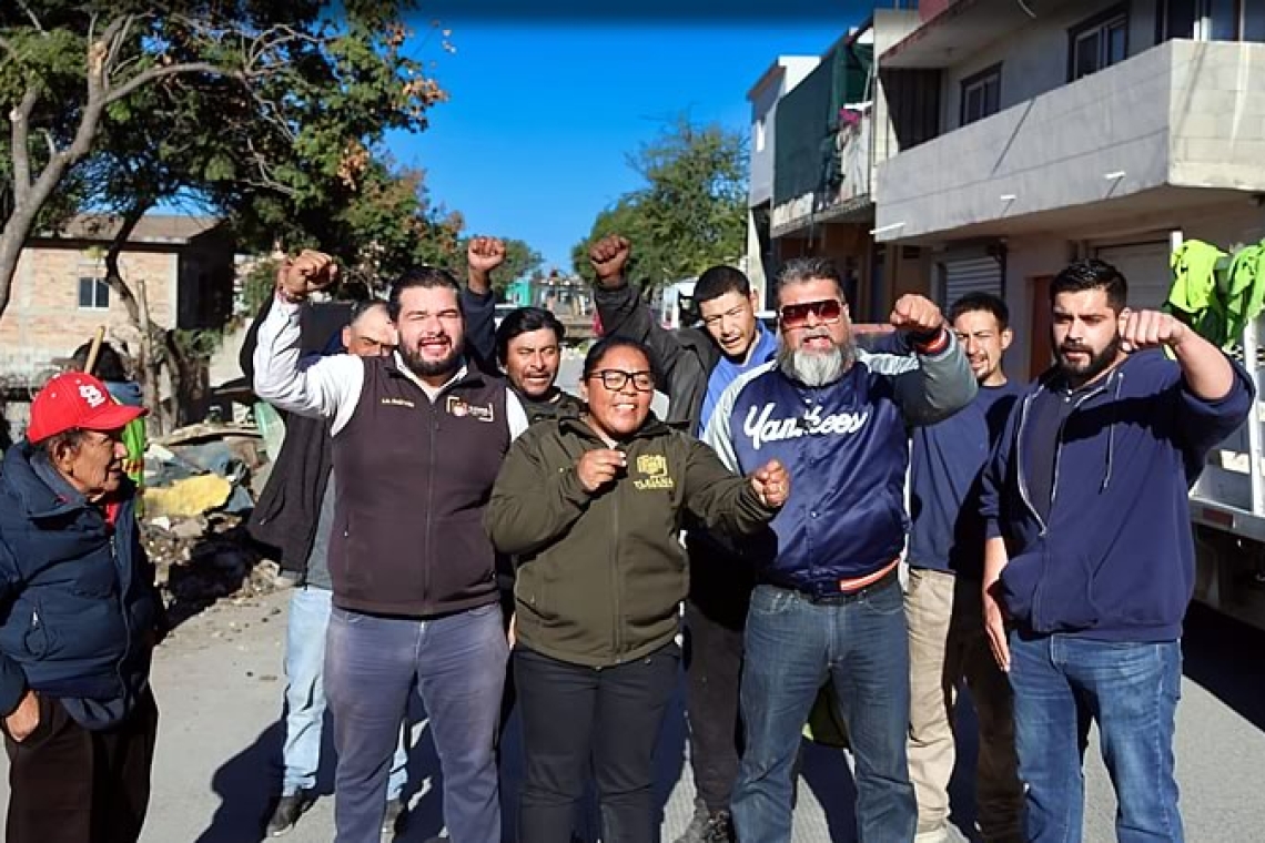 Retira Gobierno Municipal más de 14 toneladas de basura de colonias El Tecolote, Todos los Santos y Avenida Internacional