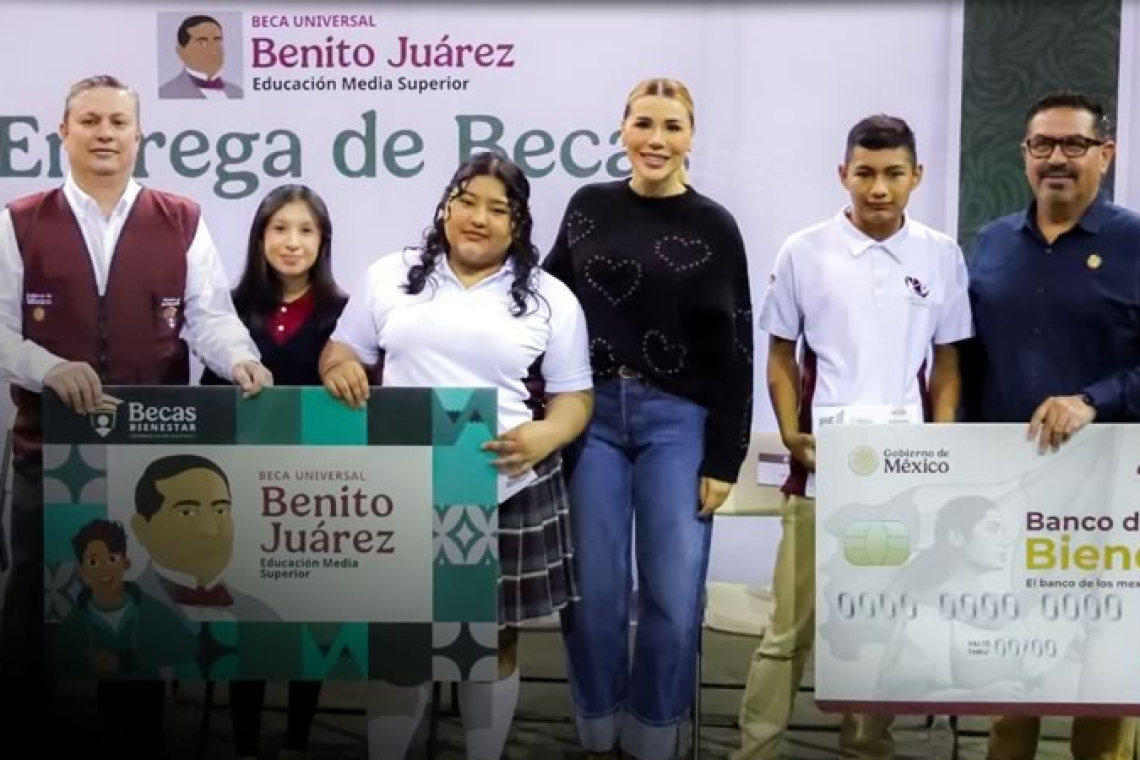 BECA BENITO JUÁREZ FORTALECE PERMANENCIA ESCOLAR DE LAS JUVENTUDES EN BAJA CALIFORNIA: GOBERNADORA MARINA DEL PILAR