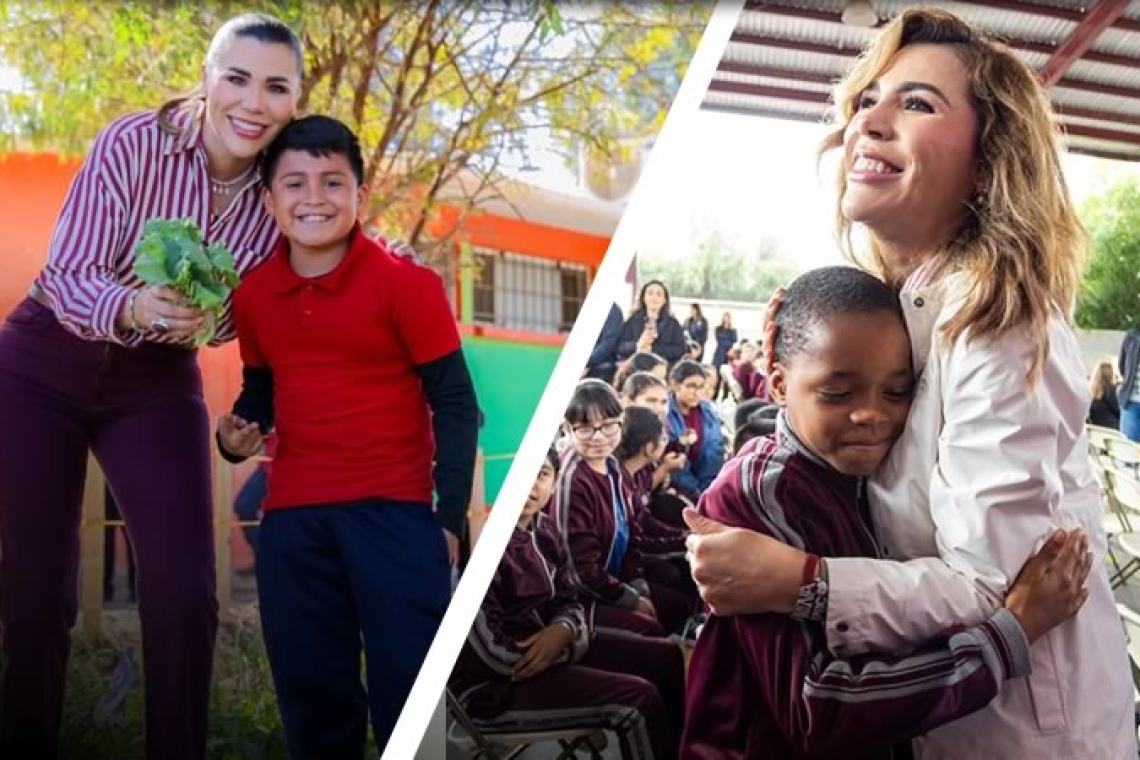 IMPULSA LA SALUD ALIMENTARIA GOBIERNO DE MARINA DEL PILAR CON HUERTOS ESCOLARES Y COMUNITARIOS