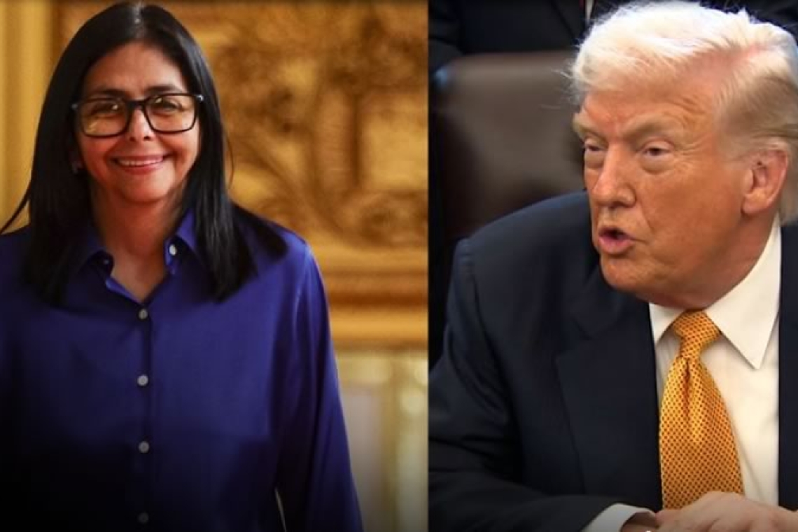 Cuatro señales que indican que la relación de Trump con Delcy Rodríguez se está afianzando