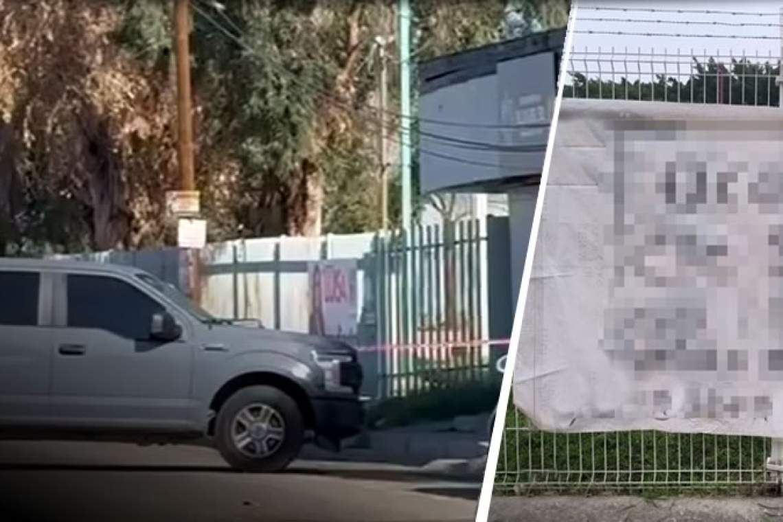 Dejan manta y cabeza humana señalando a funcionarios y exfuncionarios de seguridad