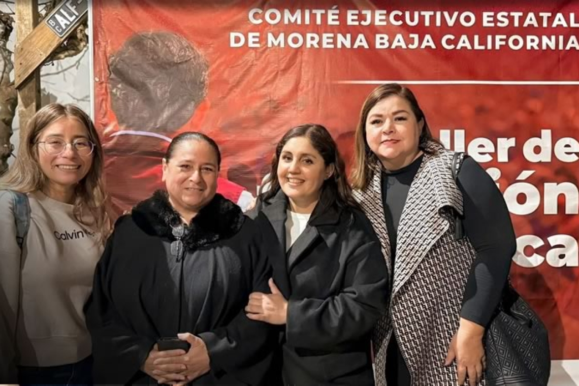 Invita Morena BC a taller de autoridad y comunidad en Tijuana Morena Baja California
