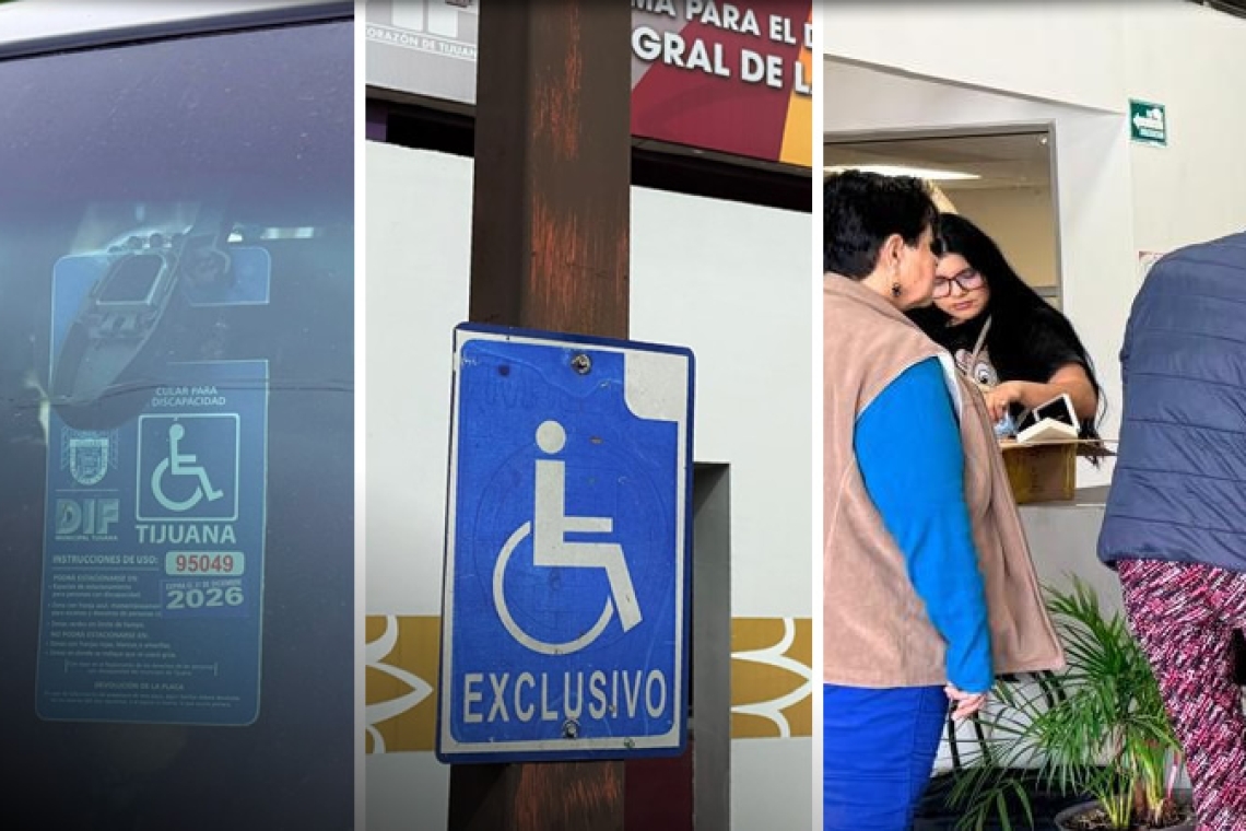 Informa Gobierno de Tijuana que viernes 30 de enero vence el plazo para renovar el tarjetón de discapacidad