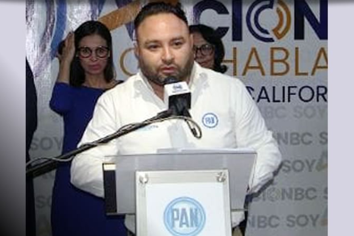 ACLARA SECRETARIO GENERAL DEL PAN EN BC, QUE ÉL NO TUVO QUE VER EN LA PROHIBICIÓN DEL REGISTRO DE JAIR CARAVEO COMO PRE-CANDIDATO A DIPUTADO LOCAL