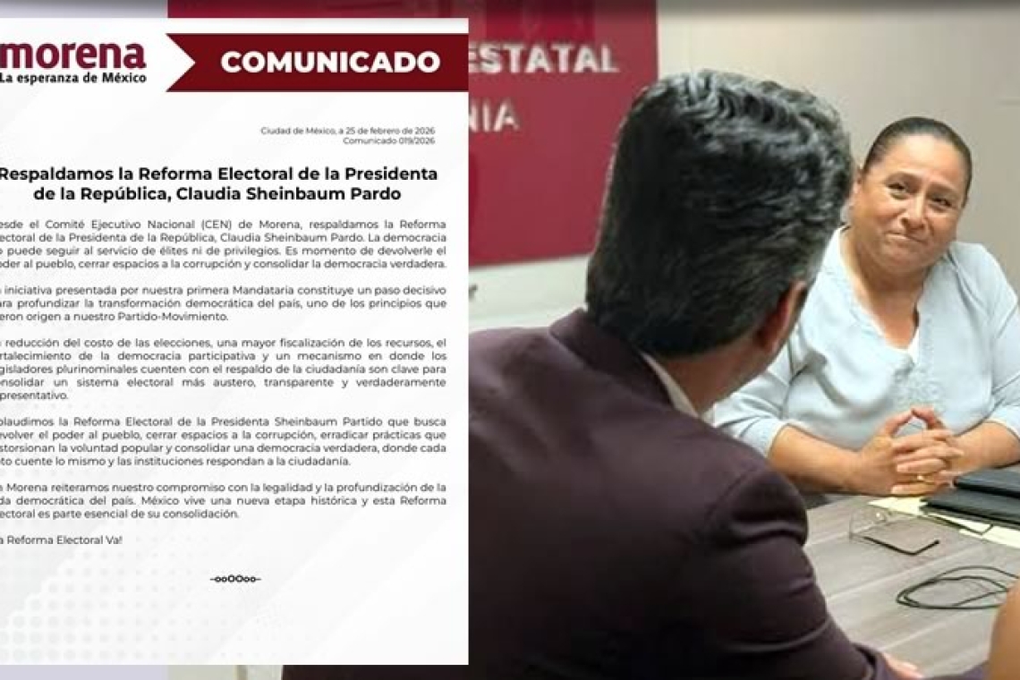 Con la reforma electoral, la presidenta Sheinbaum propone una democracia austera y cercana al pueblo: Rosina del Villar