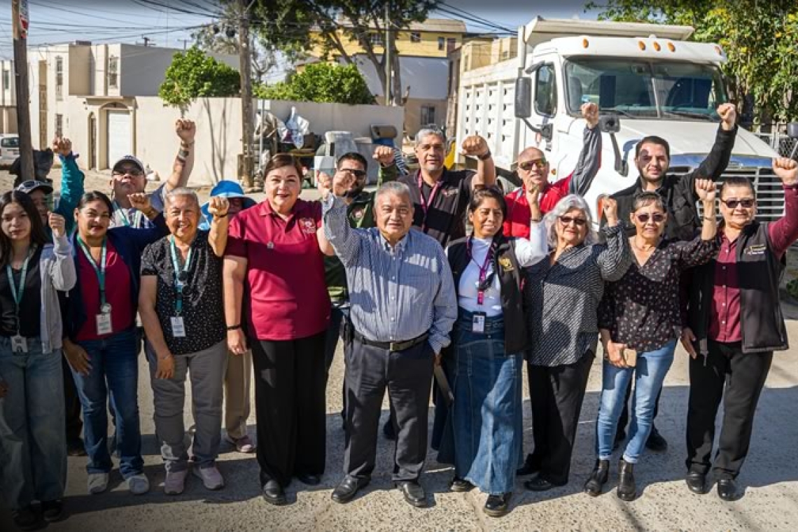 En 3 delegaciones, se levantan 18 toneladas de basura, avanza, Tijuana Ciudad Limpia