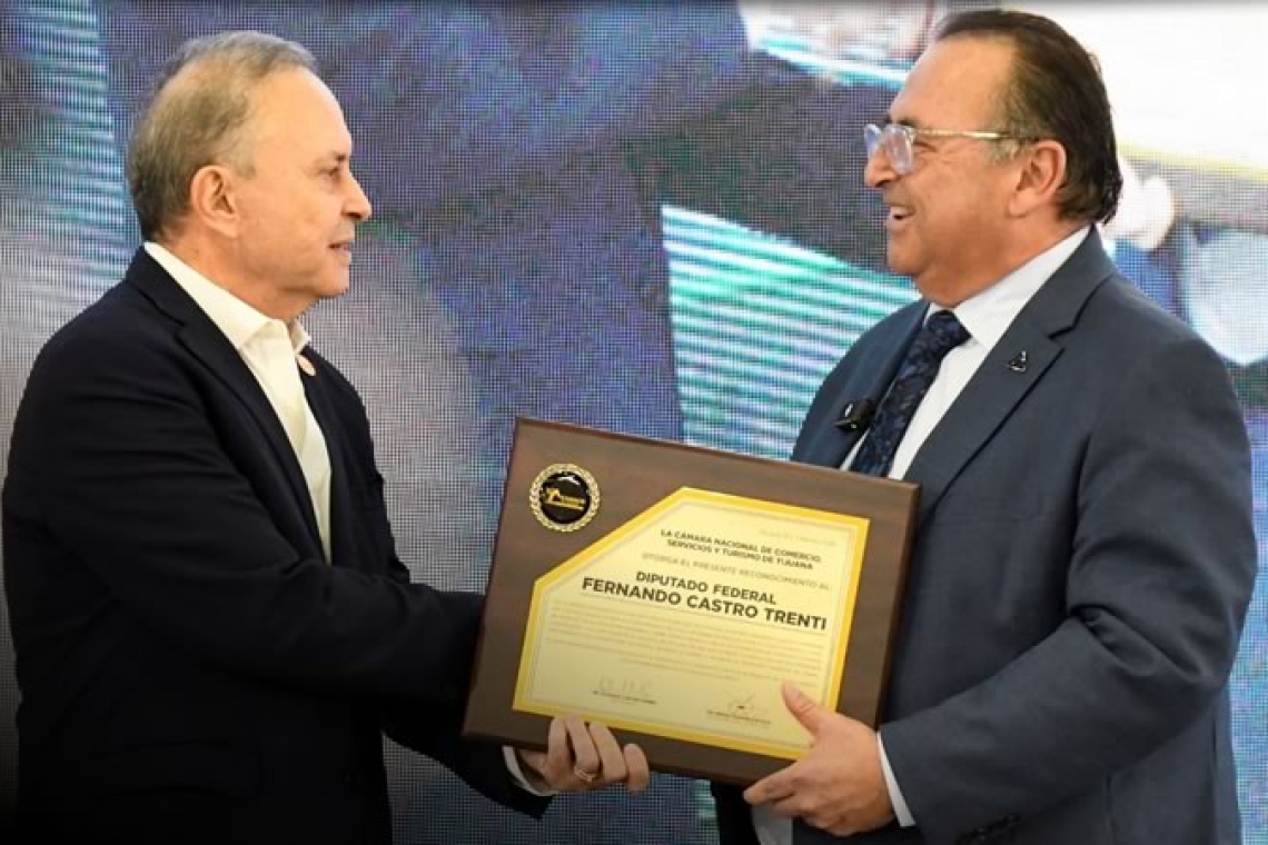 RECONOCE CANACO A CASTRO TRENTI POR SU IMPORTANTE GESTIÓN PARA RESOLUCIÓN DE PROBLEMAS FRONTERIZOS